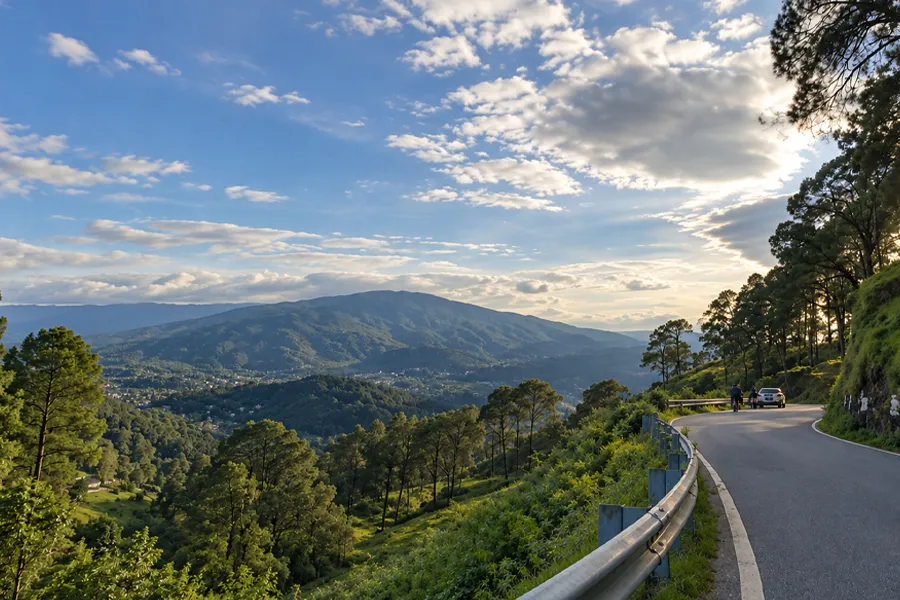 Kathgodam to Almora hill route in Uttarakhand