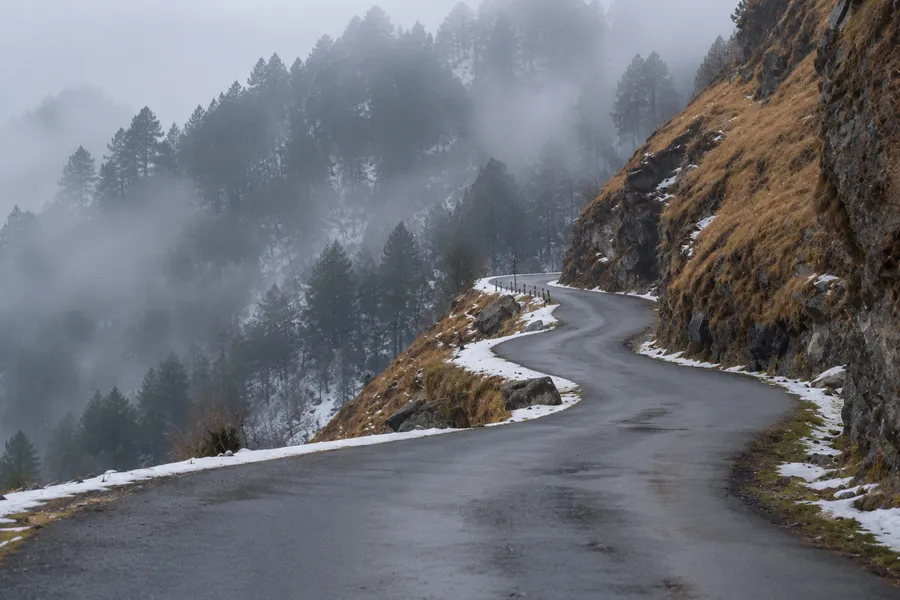 Kathgodam to Munsiyari hill route in Uttarakhand